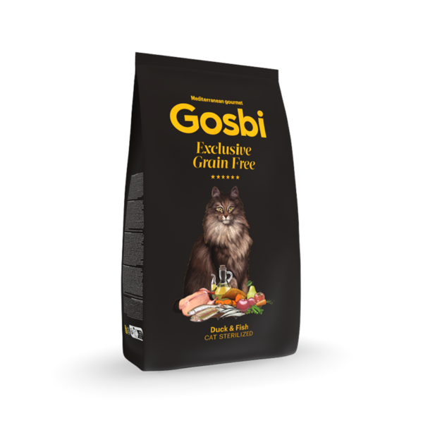 Gosbi Exclusive Grain free - Sterilizirane mačke - Patka i riba