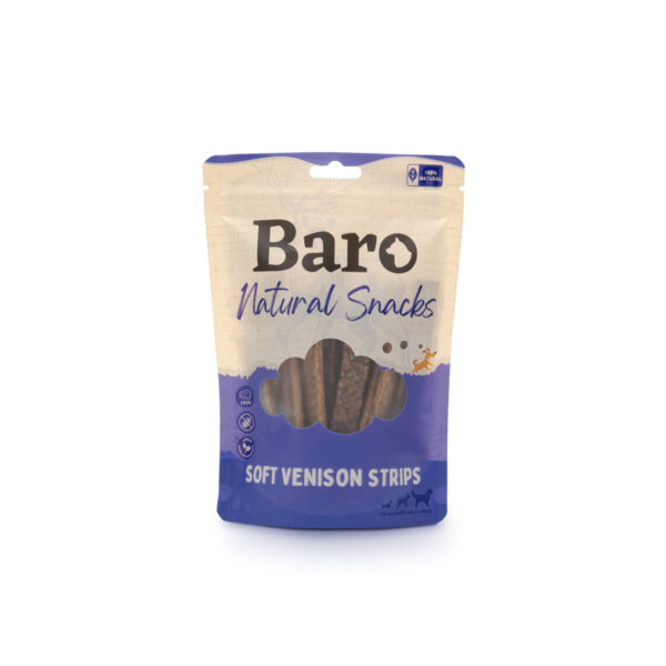 NAT SNACKS SOFT STRIPS - VENISON 150G