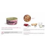 Gosbi - Fresko Cat Kitten Tuna S Piletinom I mlijekom 70g - Slika 4