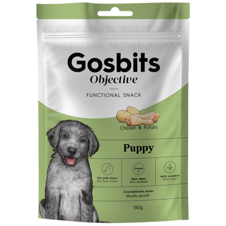 GOSBITS DOG OBJECTIVE PUPPY 150G.
