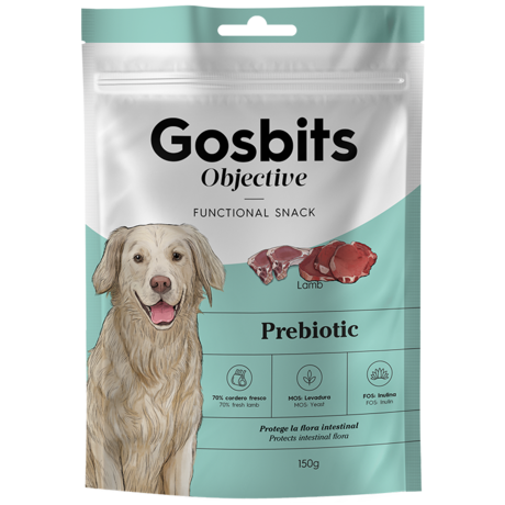 GOSBITS DOG OBJECTIVE PREBIOTIC 150G.