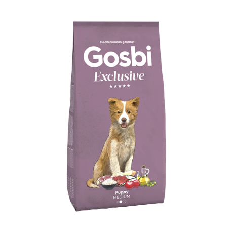 GOSBI EXCLUSIVE PUPPY MEDIUM 3 KG.