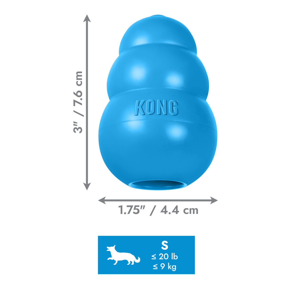 KONG - Puppy S - igračka za pse - Slika 3