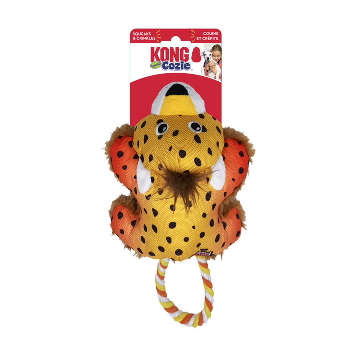 Kong Cozie Tuggz Cheetah S/M - Slika 1