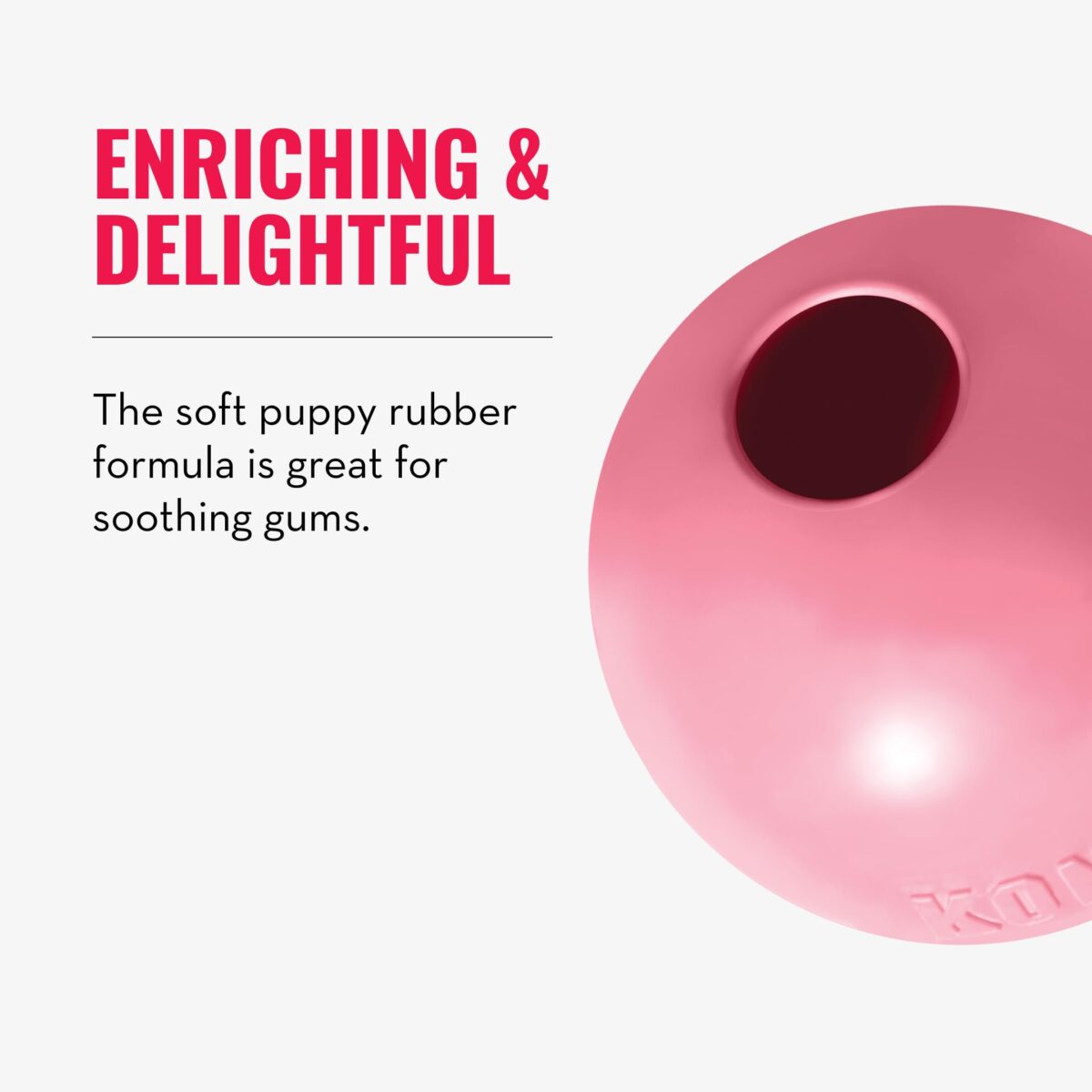 Kong Puppy Ball M/L - Slika 2