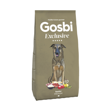 GOSBI EXCLUSIVE SENIOR MEDIUM 3 KG.