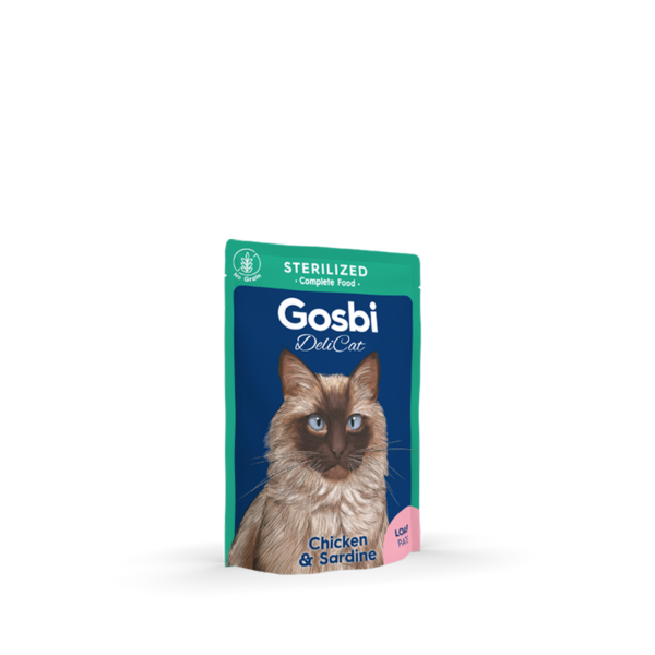 Gosbi Delicat - Sterilizirane mačke - Piletina i sardine - pašteta