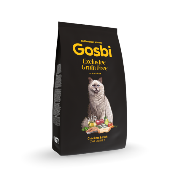 Gosbi Exclusive Grain Free Cat Adult - Piletina i riba