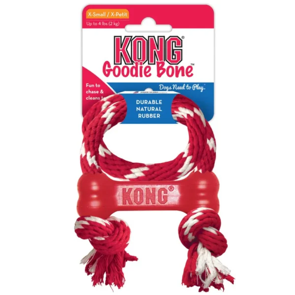 Kong Goodie Bone with Rope XS  - igračka za pse