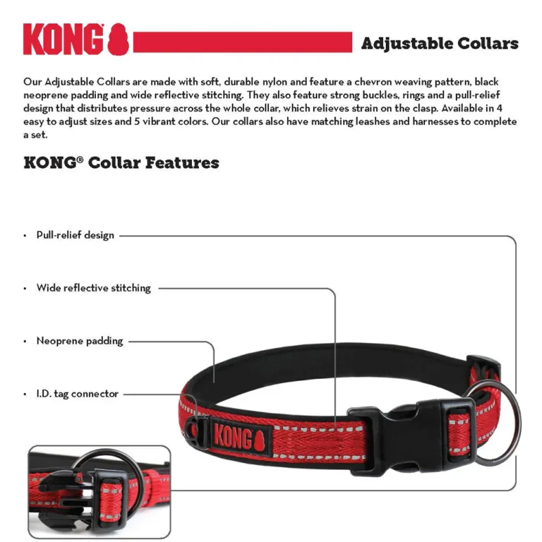 Kong adjustable collar