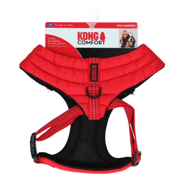KONG COMF. HARNESS RED M