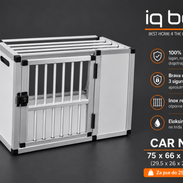 Kavez za pse - IQ BOX - 3-A - Aluminum