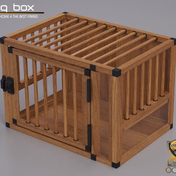 Kavez za pse - IQ BOX - Home - 2 - Wood+Wood Rails