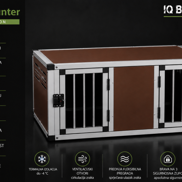 Kavez za pse - IQ BOX - SUV - Hunter 100x50x50cm