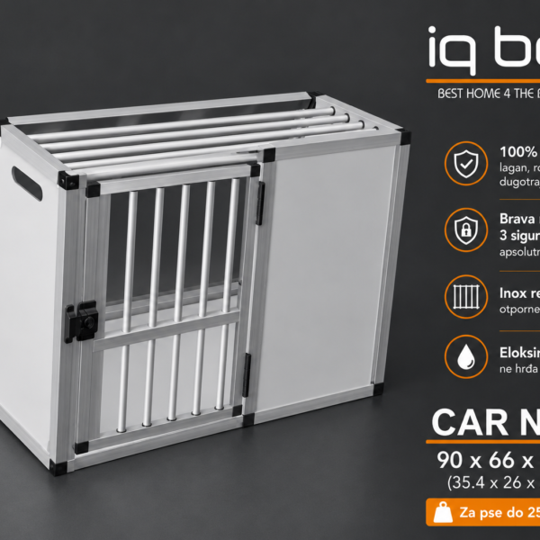 Kavez za pse - IQ BOX - 4 - Aluminum
