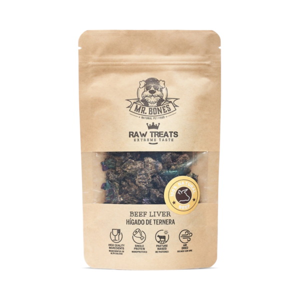 Mr.Bones - Raw Treats - Goveđa jetra 45g