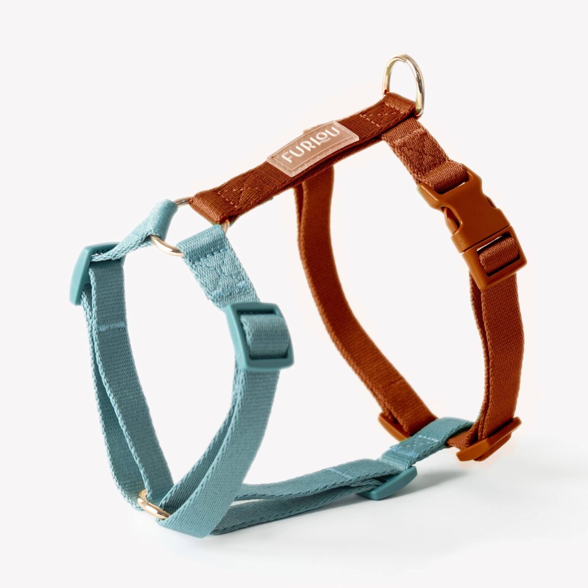 Furlou – Y oprsnica za pse Strap – Blue/Clay - Slika 1