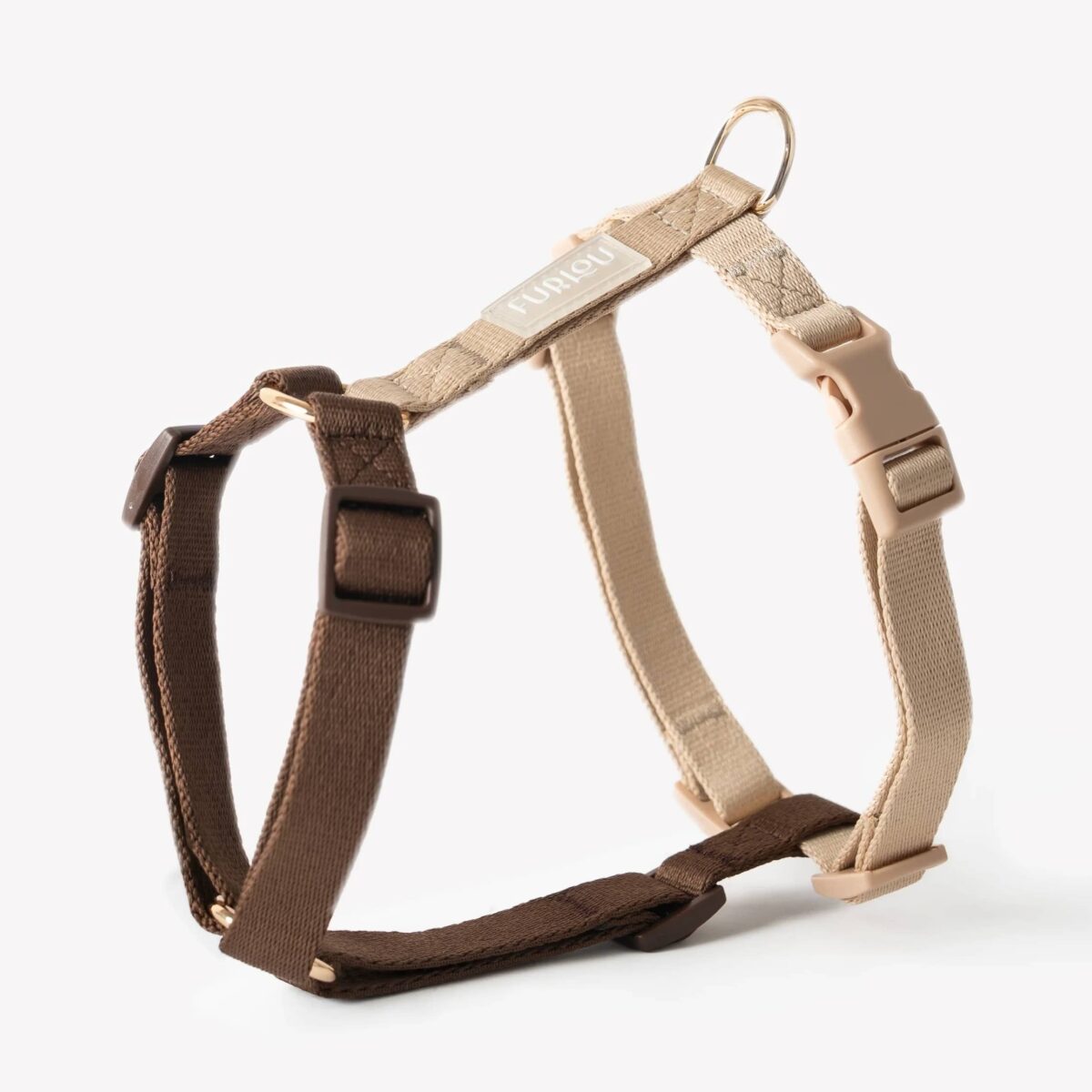 Furlou – Y oprsnica za pse Strap – Brown/Tan - Slika 1