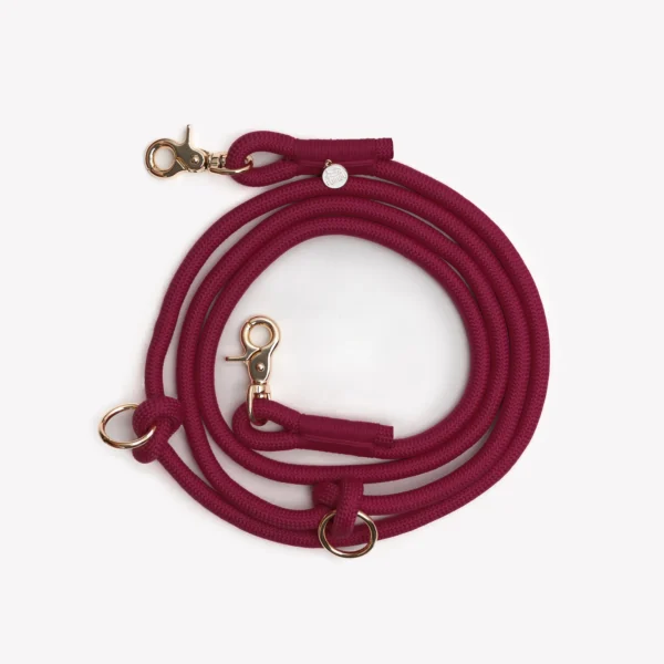 Furlou - Hands-Free Pleteni povodac za pse - Bordeaux
