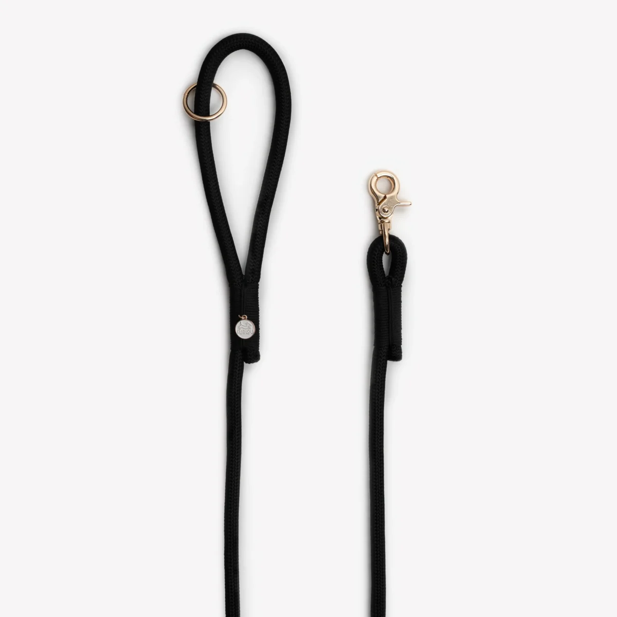 Furlou - Pleteni povodac za pse - Black - Slika 2