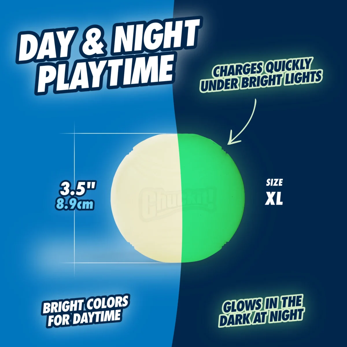 Chuckit! – Max Glow Ball - Svjetleća loptica za pse - Slika 2