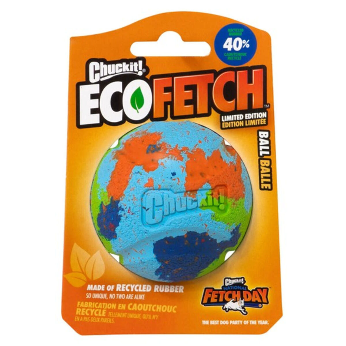 Chuckit! - Ecofetch Recycled Rubber Ball - Loptica za pse - Slika 1