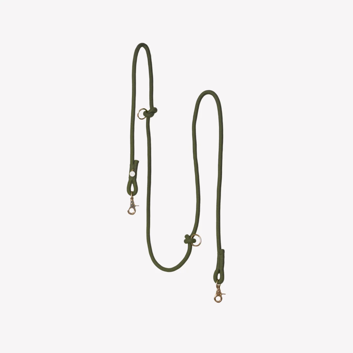 Furlou - Hands-Free Pleteni povodac za pse - Moss Green - Slika 2