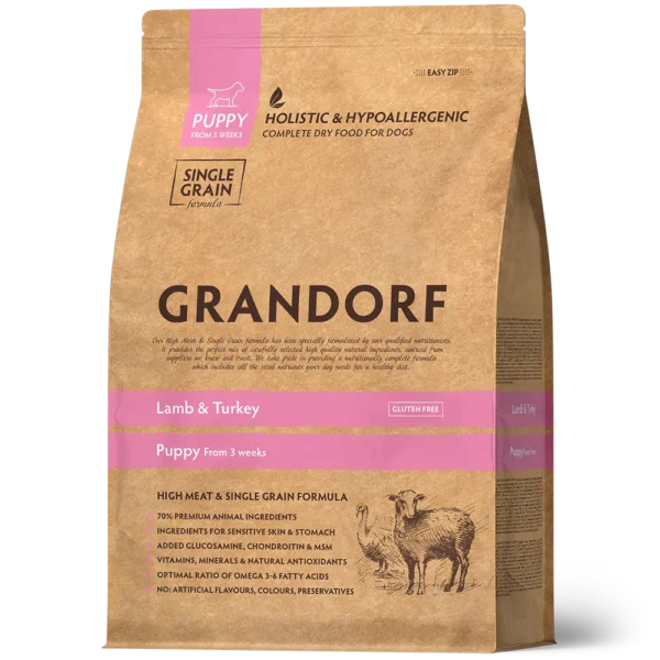 Grandorf janjetina i puretina Puppy 1kg