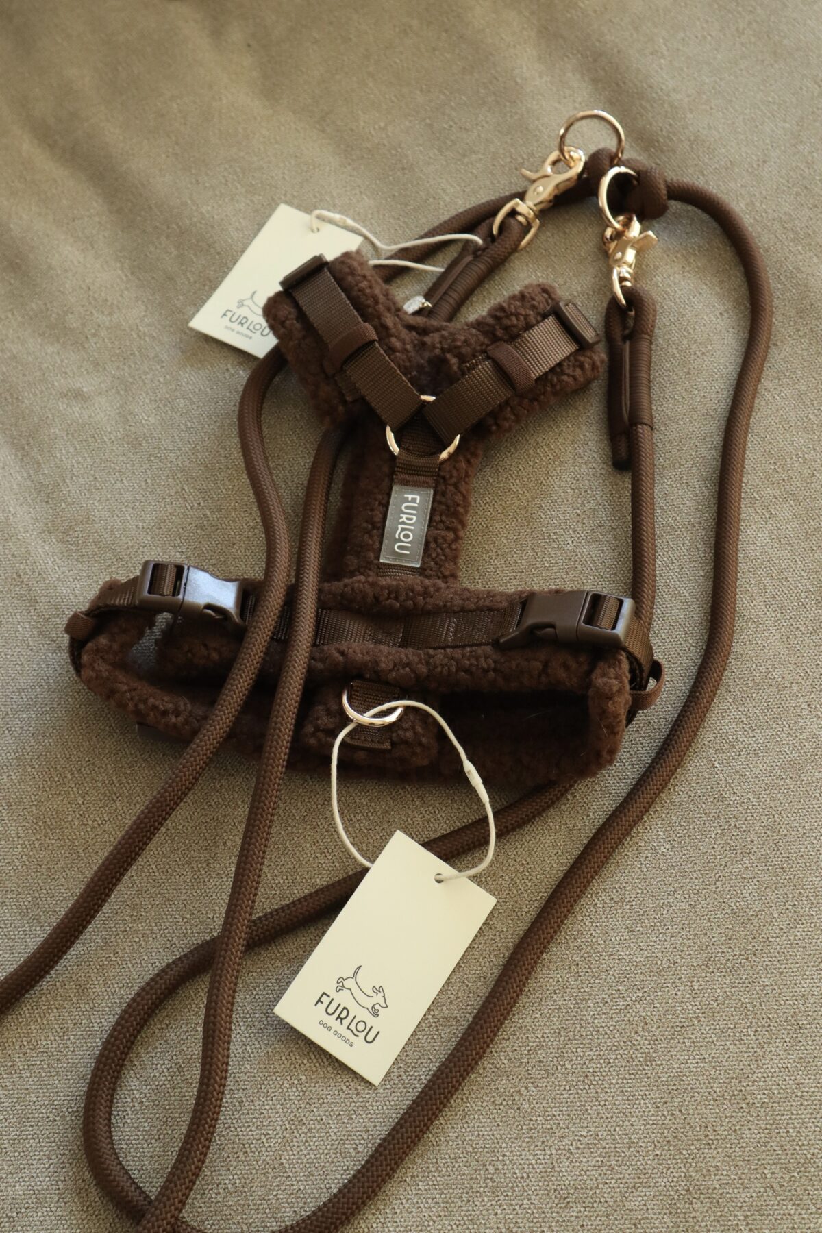 Furlou – Sherpa oprsnica za pse – Brown - Slika 3