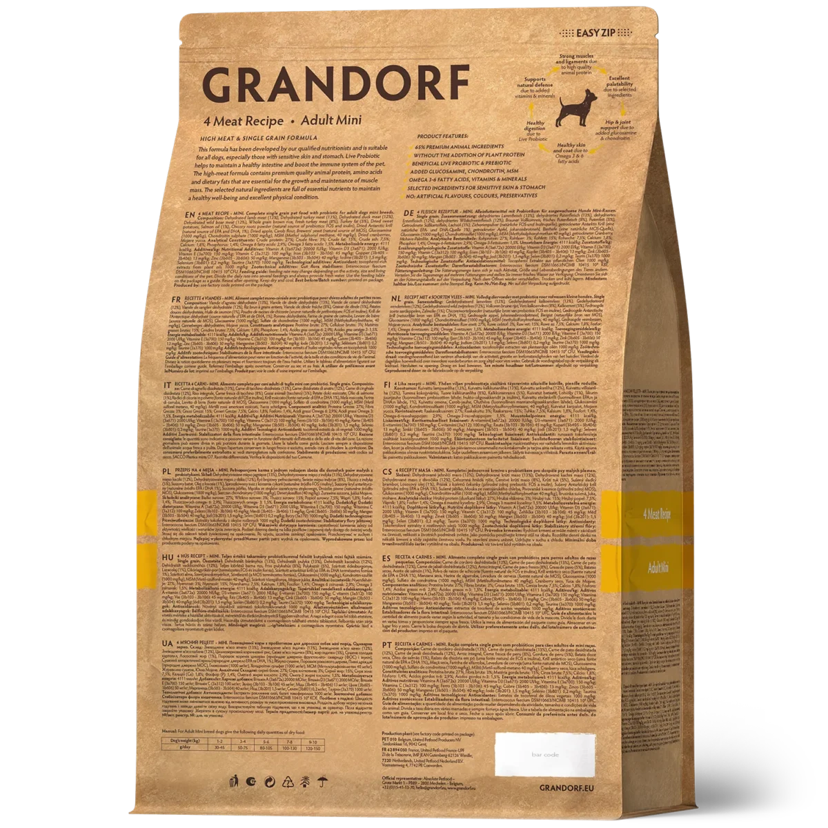 Grandorf 4 Vrste Mesa Adult Mini - Slika 2