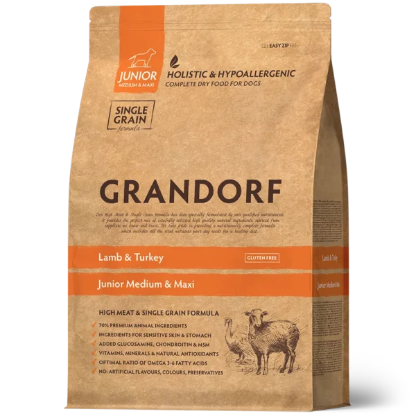 Grandorf Janjetina i Puretina Junior Medium&Maxi